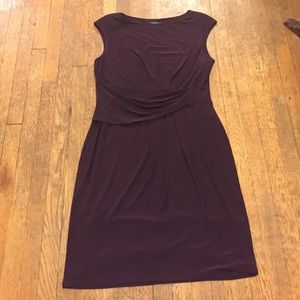 Chaps purple dress