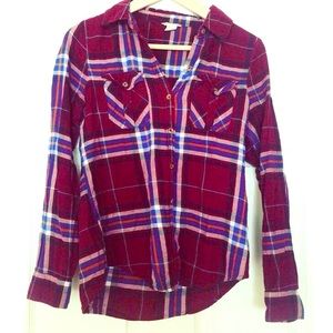 Fall long-sleeved flannel