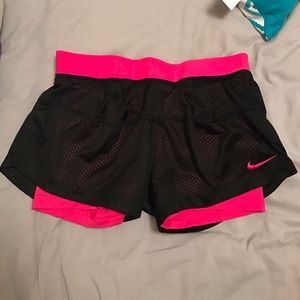 Nike shorts with built in spandex