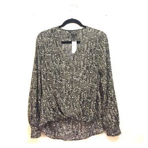 Ann Taylor twisted front blouse - size small NWT