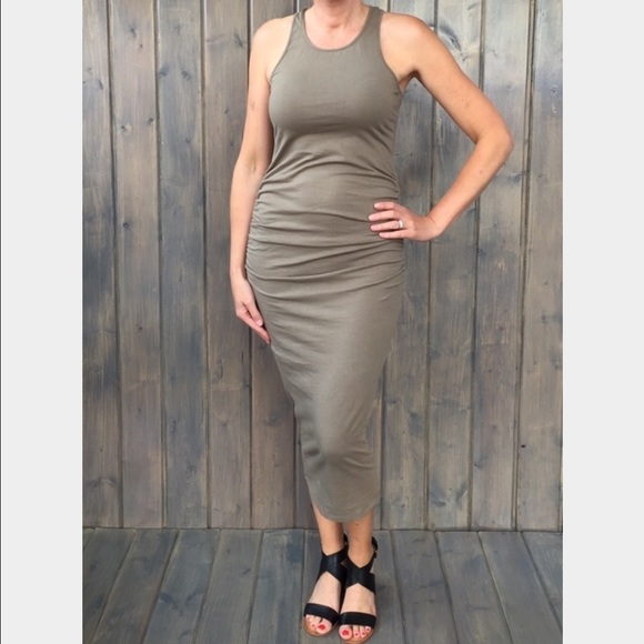 Michael Stars- tank midi dress