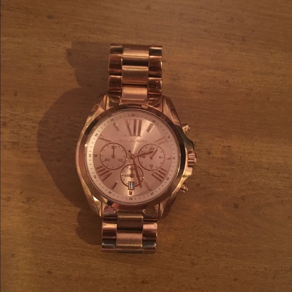 Michael Kors rose gold watch