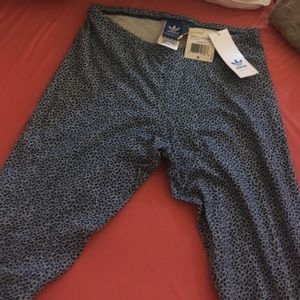 NWT Adidas Horseshoe Print Leggings