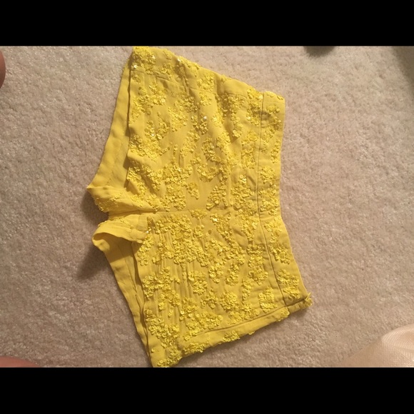 French connection sequin shorts