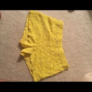 French connection sequin shorts