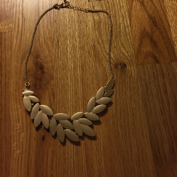 Charming Charlie Jewelry - Gold tone Leaf Statement Necklace