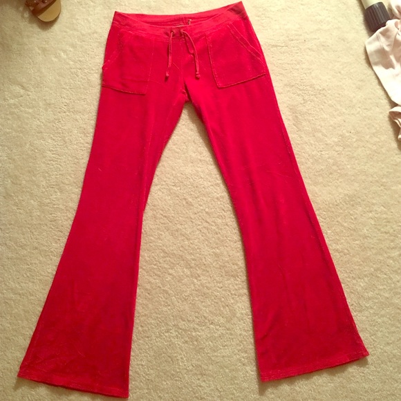 Juicy couture Terri cloth pants with pockets