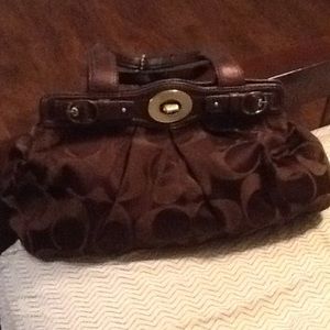 Brown Coach Handbag