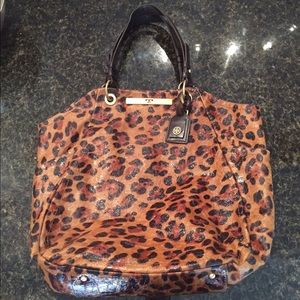 Tory Burch leopard shoulder bag