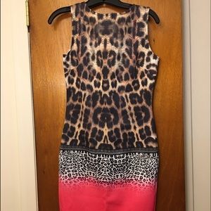 Venus cheetah leopard animal print dress, Medium
