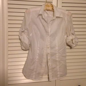 Ann Taylor Loft white button down