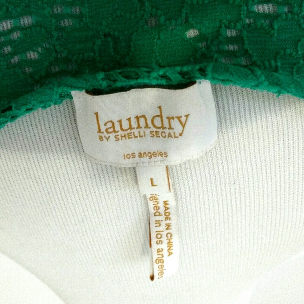 NWOT Laundry by Shelli Segal Lace Blouse - Picture 5 of 5