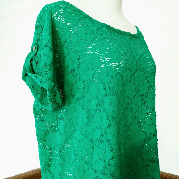 NWOT Laundry by Shelli Segal Lace Blouse - Picture 2 of 5