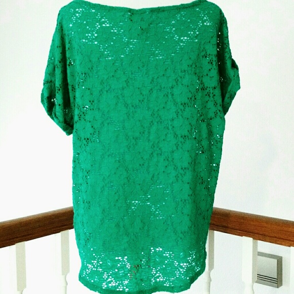 NWOT Laundry by Shelli Segal Lace Blouse - Picture 4 of 5