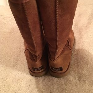 Tall chestnut UGG boots, size 8