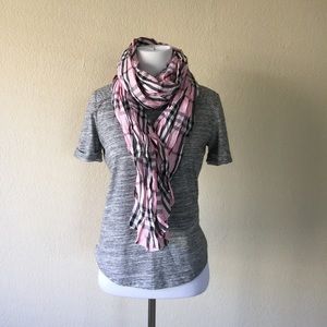 Plaid Scarf - Burberry look alike