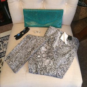 Paisley Skinny Pants