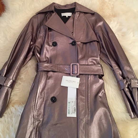 Valentino Leather Trench coat