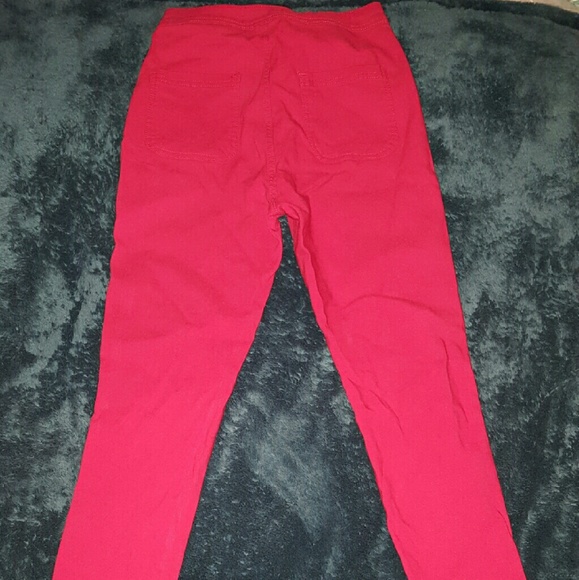 Sexy Red fitted Jeans
