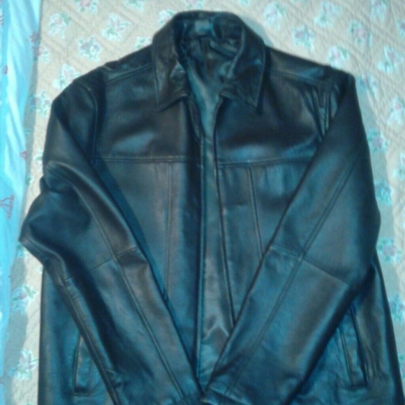 Dark Brown Leather Jacket - image 1
