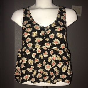 Sunflower patterned shirt