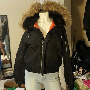 Winter Furry Hooded Jacket