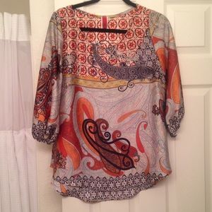 Paisley Peasant Shirt