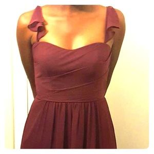 Flattering chiffon bridesmaid dress NWT