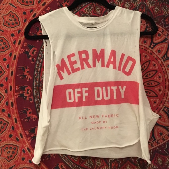 Laundry Room "Mermaid Off-Duty" Muscle Tank