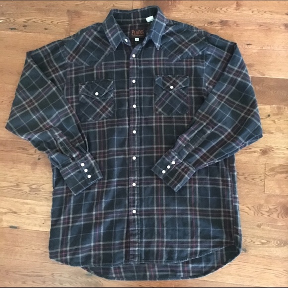 Men's Black/Red/Tan Flannel