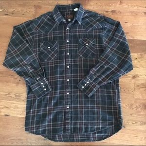 Men's Black/Red/Tan Flannel