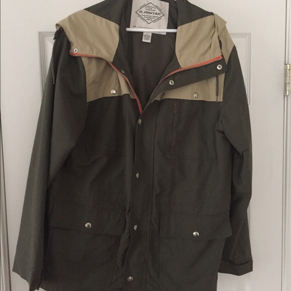 Men's Large SJB Green Anorak Jacket