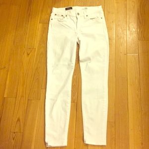 J Crew White Jeans - size 29