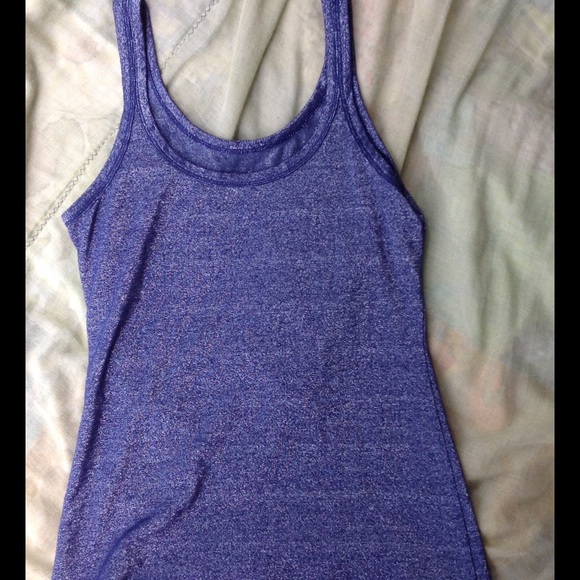 Banana Republic Metallic Blue Tank - Picture 1 of 2