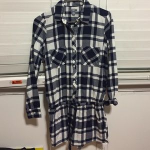 Aerie plaid romper