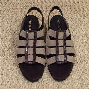 Aerosoles Sandals - Tan and Brown