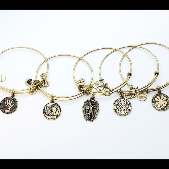 Alex and Ani a set of 5 Bundle! Top Favorites! - Picture 2 of 4