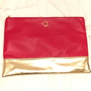 Red and Gold C. Wonder Clutch