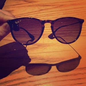Used Ray Ban Erika polarized sunglasses