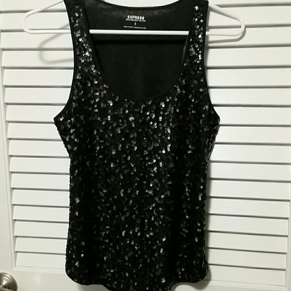Sequined front tank - Picture 2 of 3