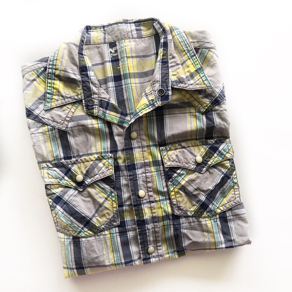 Boys Plaid Top