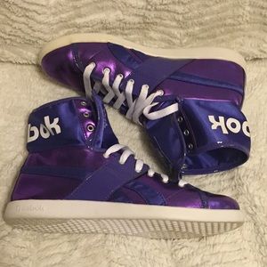 reebok high tops purple