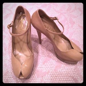 YSL Peep-toe Platform Heels