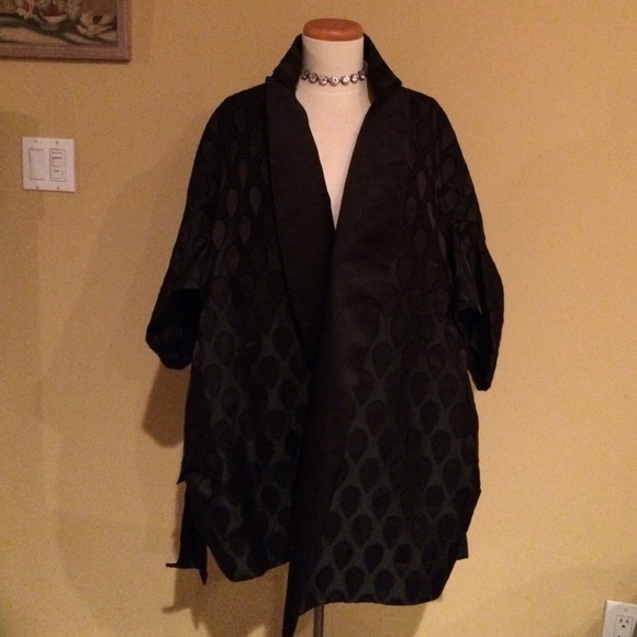 YSL Yves Saint Laurent Black Runway Jacket Size M