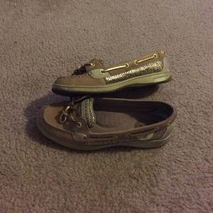 Sperry Angelfish Sparkle boat shoes