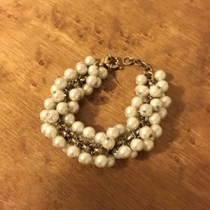 J.Crew pearl cluster bracelet