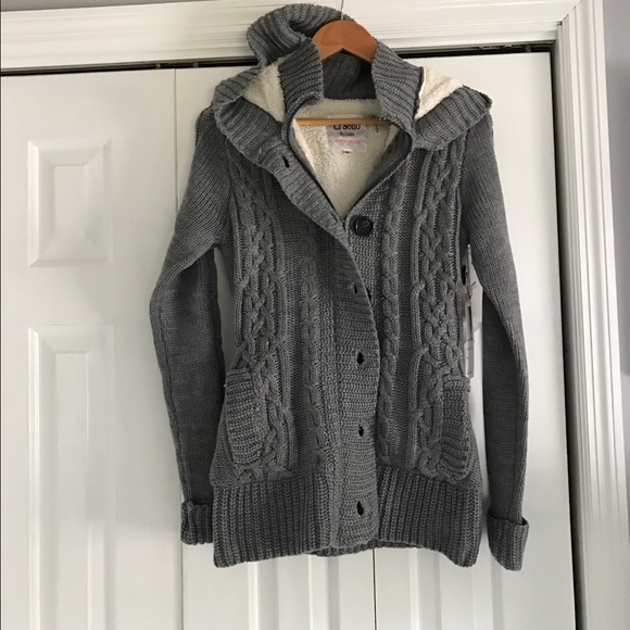 faux fur lined sweater