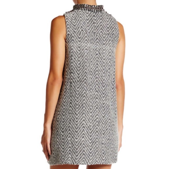 SLEEVELESS JEWELNECK DRESS - Picture 3 of 4