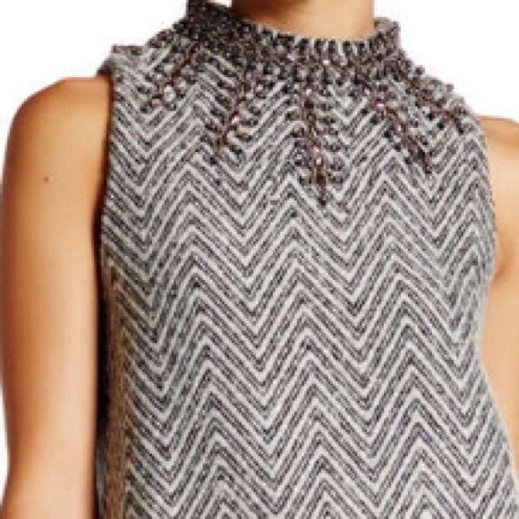 SLEEVELESS JEWELNECK DRESS - Picture 4 of 4