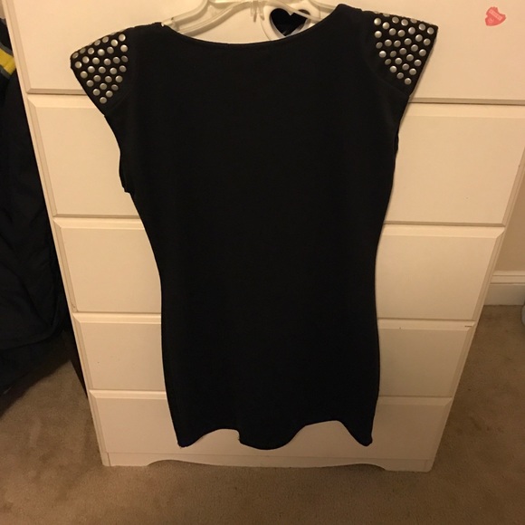 Little black dress #dress #black #studs - Picture 3 of 3